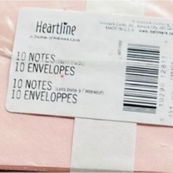 (BRAND NEW) THANK YOU NOTE CARDS - BLANK INSIDE (PINK, WHITE AND BROWN DESIGN) - Picture 3 of 3